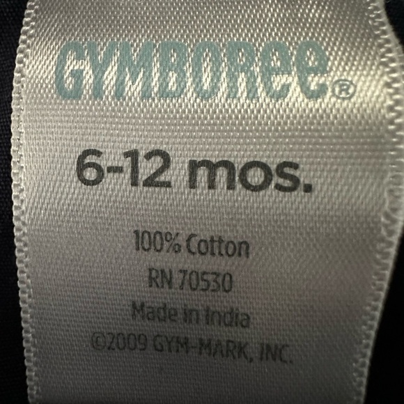 Y2K Gymboree Baby Boy Plaid Red White Blue Overalls Shortalls 6-12 M 100% Cotton - Picture 10 of 14